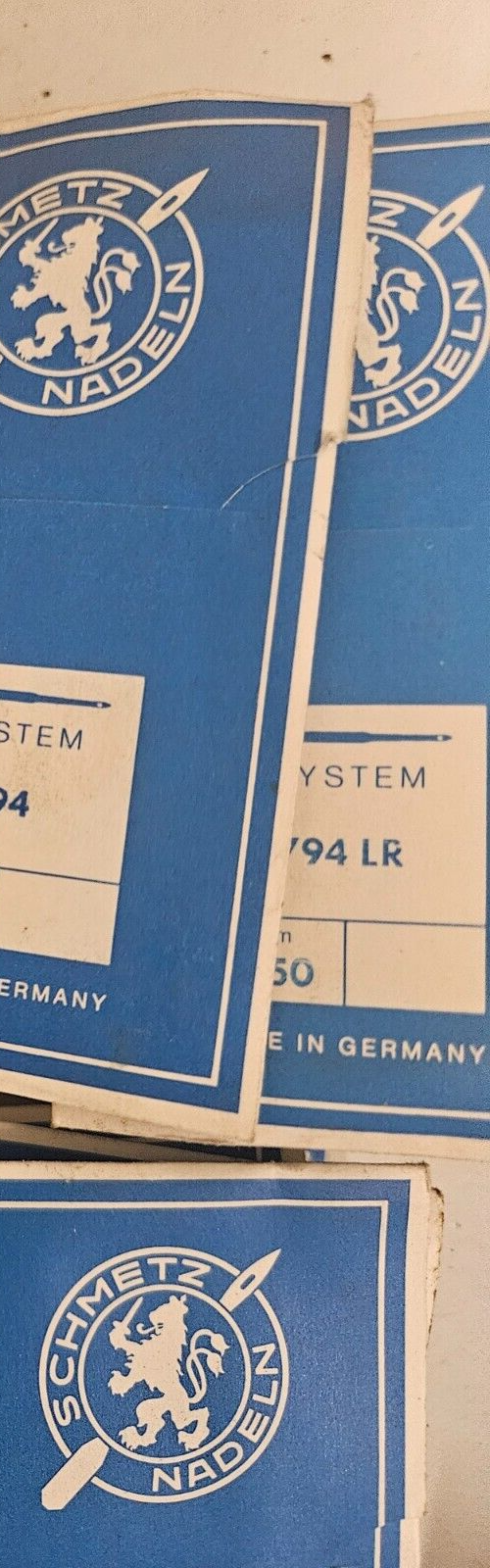 Singer,Grotz Beckert,Schmetz,Organ Nadeln needles Syst.214, 328, 794 neu/ovp nos