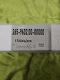 Dirak 265-9602.00-00000,6-150 Profile Door Slam Latch, Key Lock, Zinc, Black New