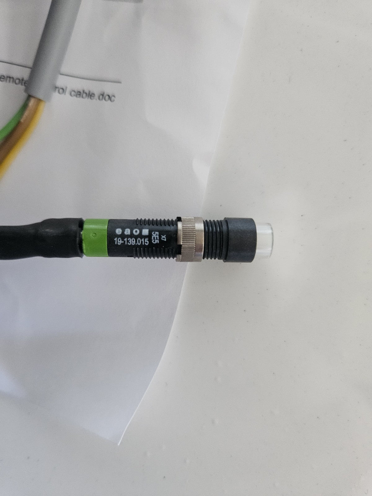 MBV AG Remote Control Cable for MAS-100 Air Sampler | With EAO 19-139.015 Switch
