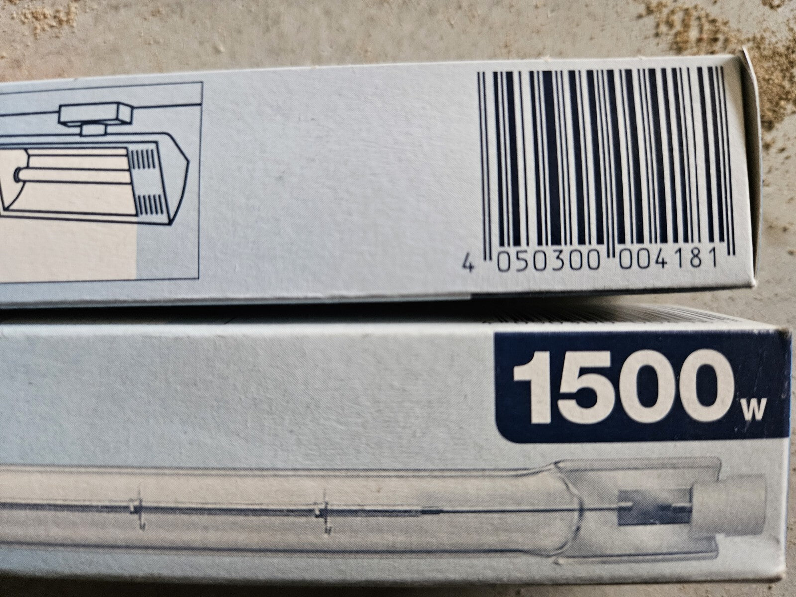 2 St. Osram Halogen-Lampe HALOLINE 64760 1500W R7s, New Neu Unbenutzt
