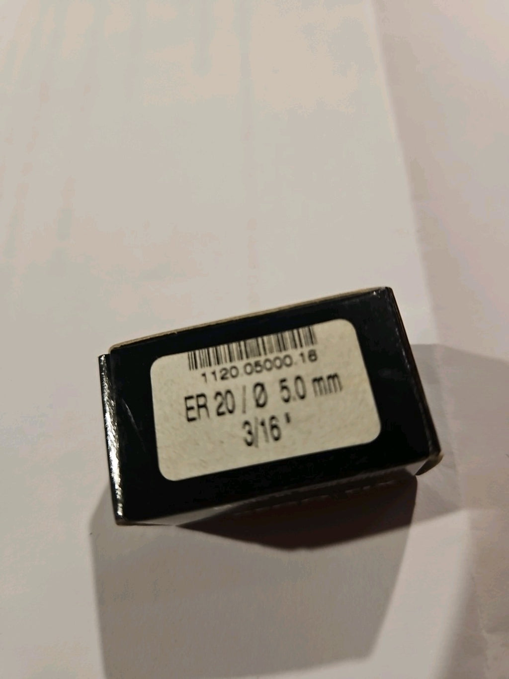 REGO-FIX Spannzange ER20, Ø 5.0 mm, 3/16 1120.05000.16 Neu/ovp, New Unused Nos