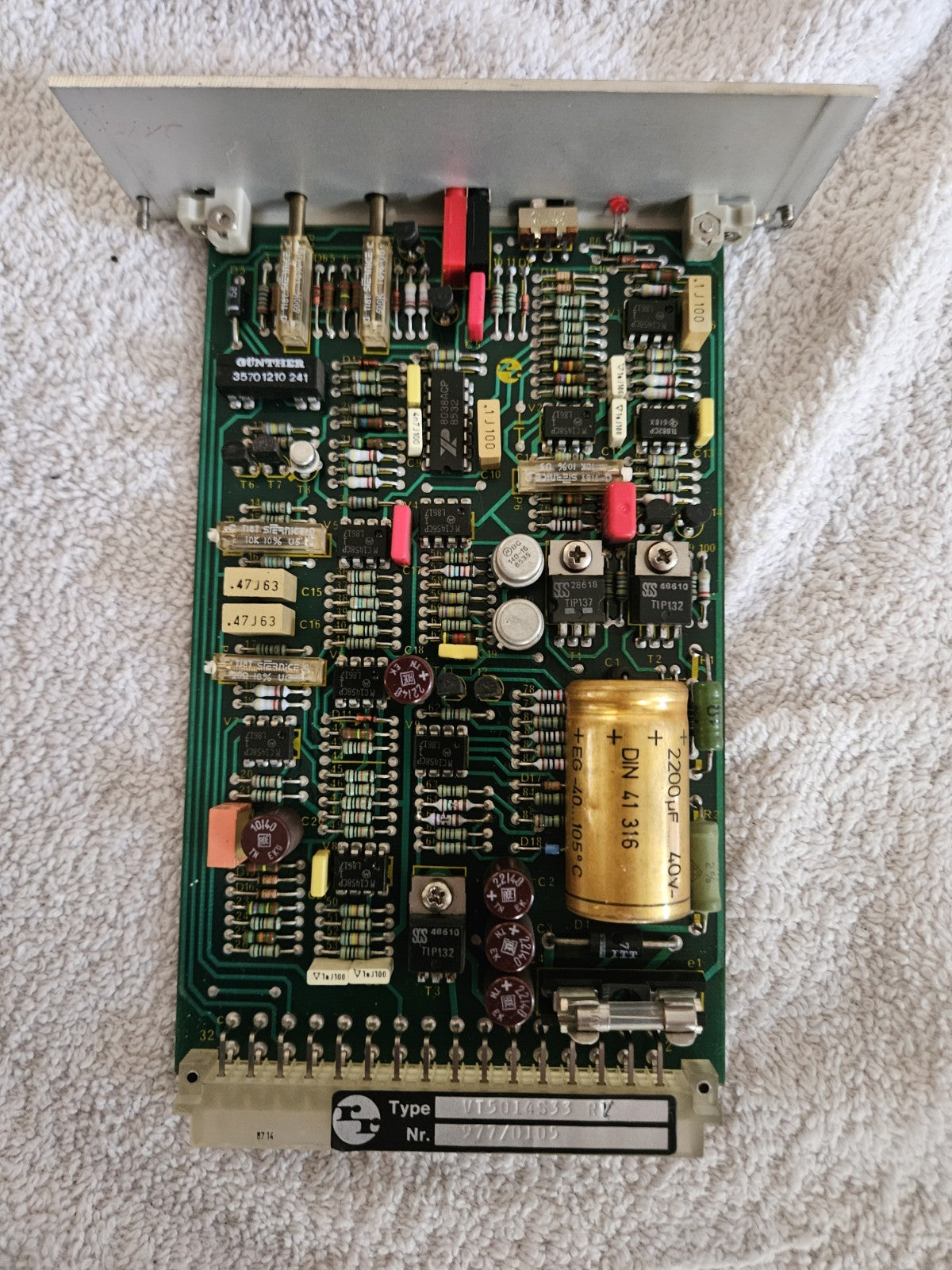 Bosch Rexroth Prop. Verstärker VT5014S33 RV / Nr. 977/0105 Proportional Amplifi.