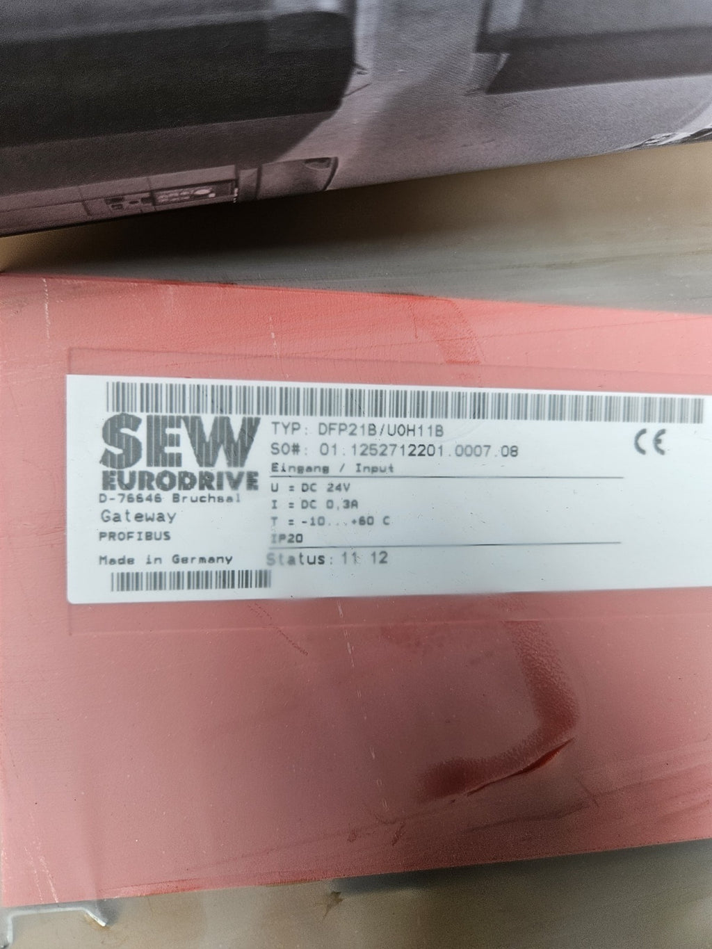 SEW DFP21B/UOH11B, Gateway Fieldbus PROFIBUS, DFP21BUOH11B new In Box, Unused