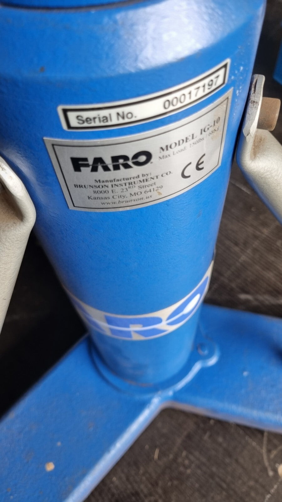 Brunson Faro IG-10, Stativ, Rollständer, Messstativ,Laser, Schwerlast Ständer