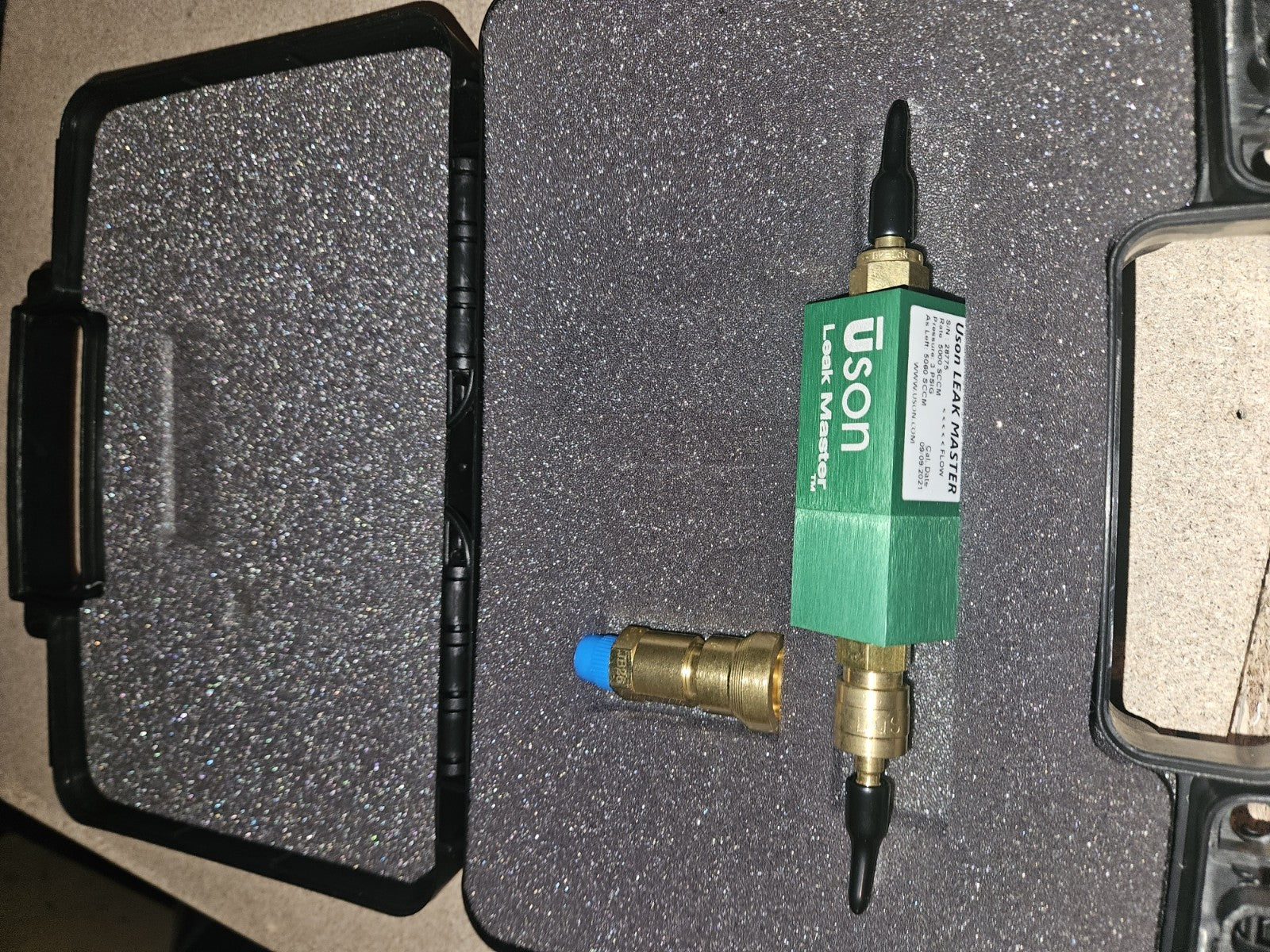USON Calibrated LEAK MASTER 28775, Rate 5000 SCCM, 3 PSIG, neu New Unused In Box