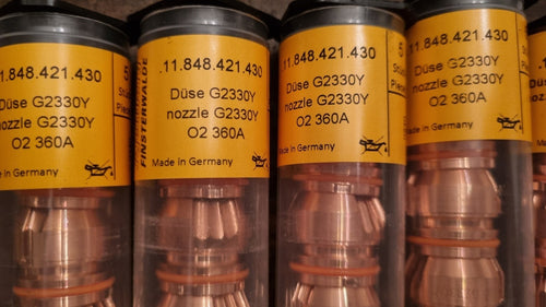 1x Kjellberg HiFocus Düse nozzle G2330Y 11.848.421.430,02 360А thermacut neu/new