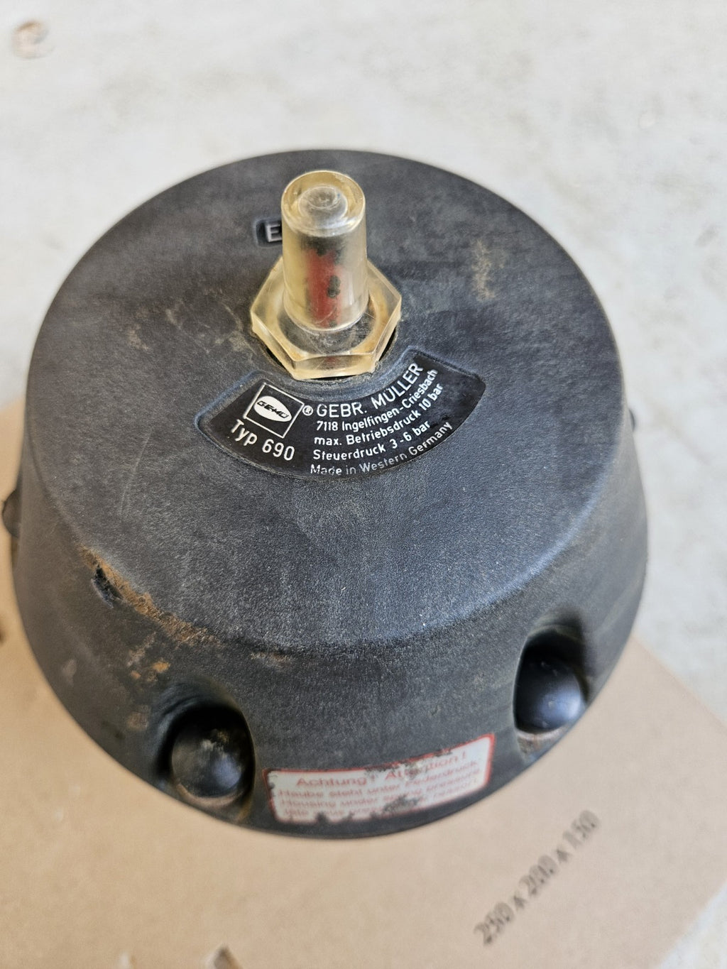GEMÜ Typ 690, Gebrüder MÜLLER, Membran VENTIL VALVE Neu Nos New Nur Membran