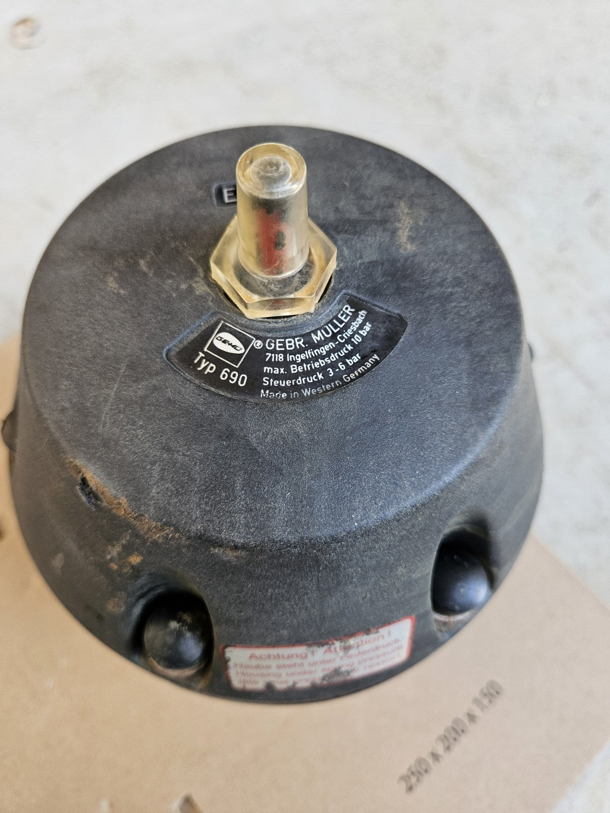 GEMÜ Typ 690, Gebrüder MÜLLER, Membran VENTIL VALVE Neu Nos New Nur Membran