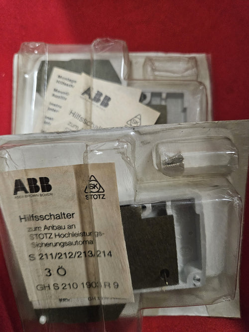 ABB Hilfsschalter  GH S 210 1900 R 9, GHS2101900R3, für STORZ S211-S214 Neu/ovp