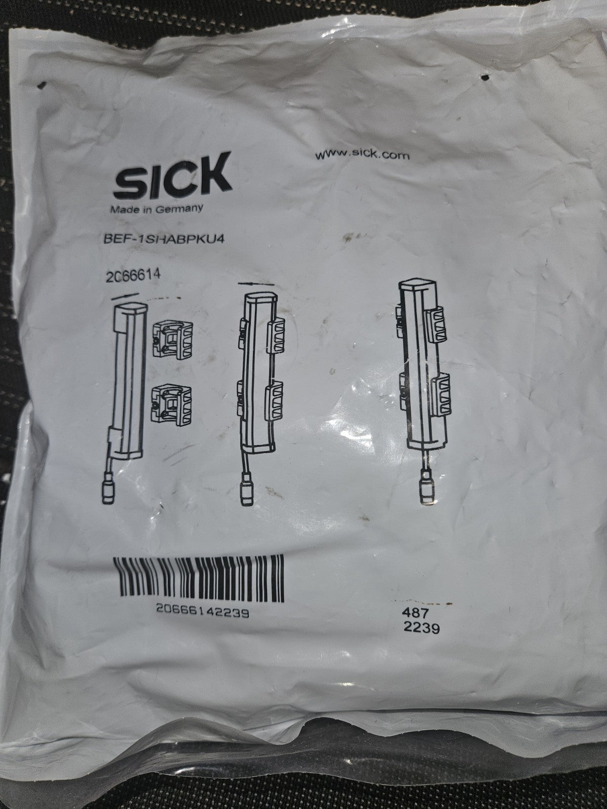 Sick Sensor Befestigungssatz Flex Fix, 2066614 BEF-1SHABPKU4 -new-sealed-neu-ovp