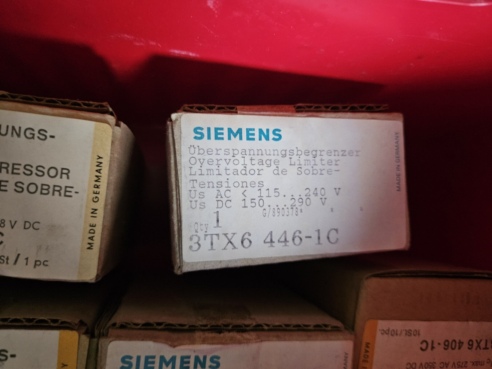 1 x Siemens Überspannungsbegrenzer 3TX6446-1C OVP, New In Box Neu