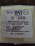 II-VI Infrared ZnSe Laser Partial Reflector 1.1" Dia x 0.220" Thick 20MCC/70%