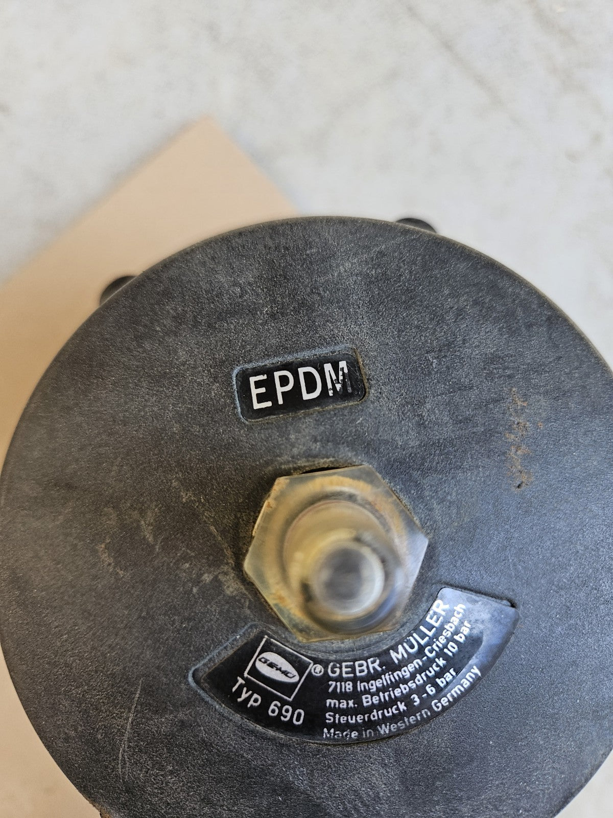 GEMÜ Typ 690, Gebrüder MÜLLER, Membran VENTIL VALVE Neu Nos New Nur Membran