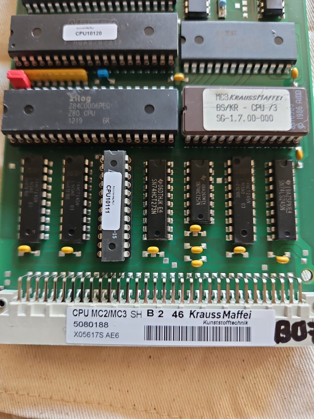 KRAUSS MAFFEI   CPU MC2/MC3   Snr: 5080188, CPU 100 used, Tested, fully working