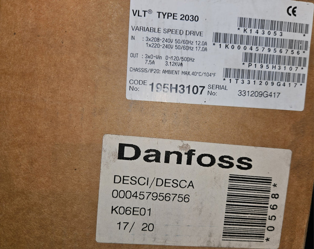 Danfoss VLT 2030 195H3107 Neu/ovp, Umformer, Wechselrichter
