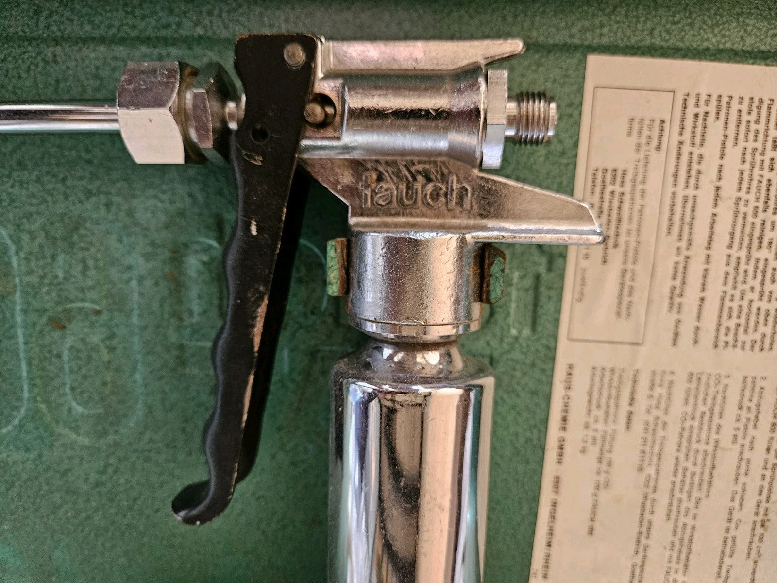 Fauch PAT 600 Pistolenkoffer, Pistolenset, Reinigung, Gasbrenner