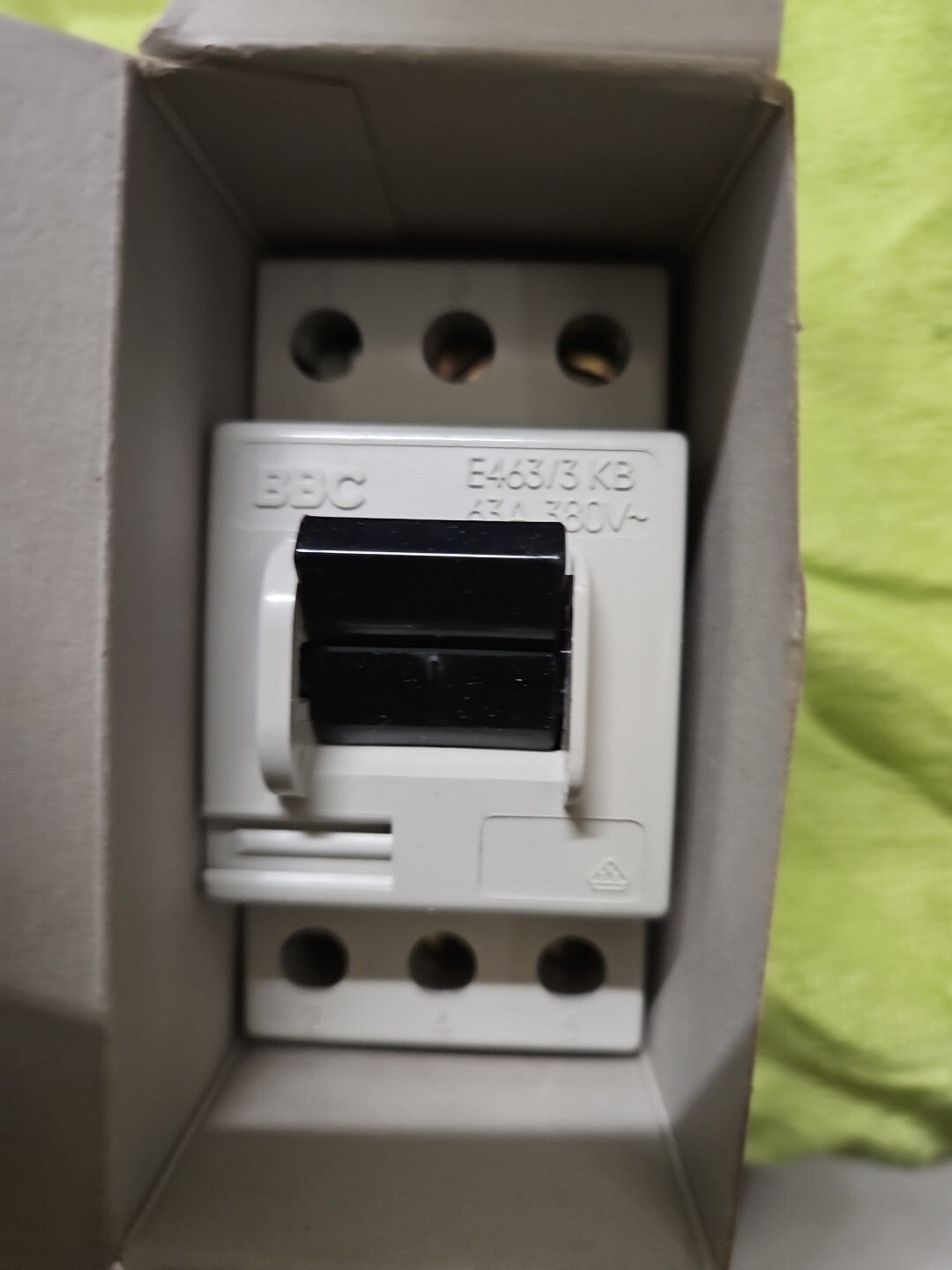 BBC/ABB Ausschalter Hauptschalter 463/3-KB  3polig  400V/ 63A, Neu Ovp New