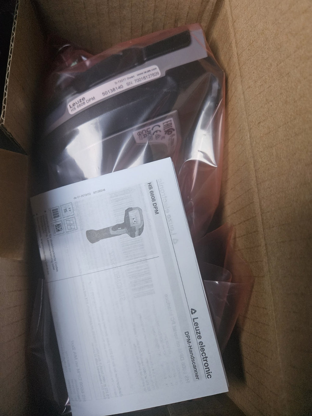 LEUZE HS 6608 DPM / HS6608DPM Scanner (BRAND NEW IN BOX) NEU/OVP Unused,50138140