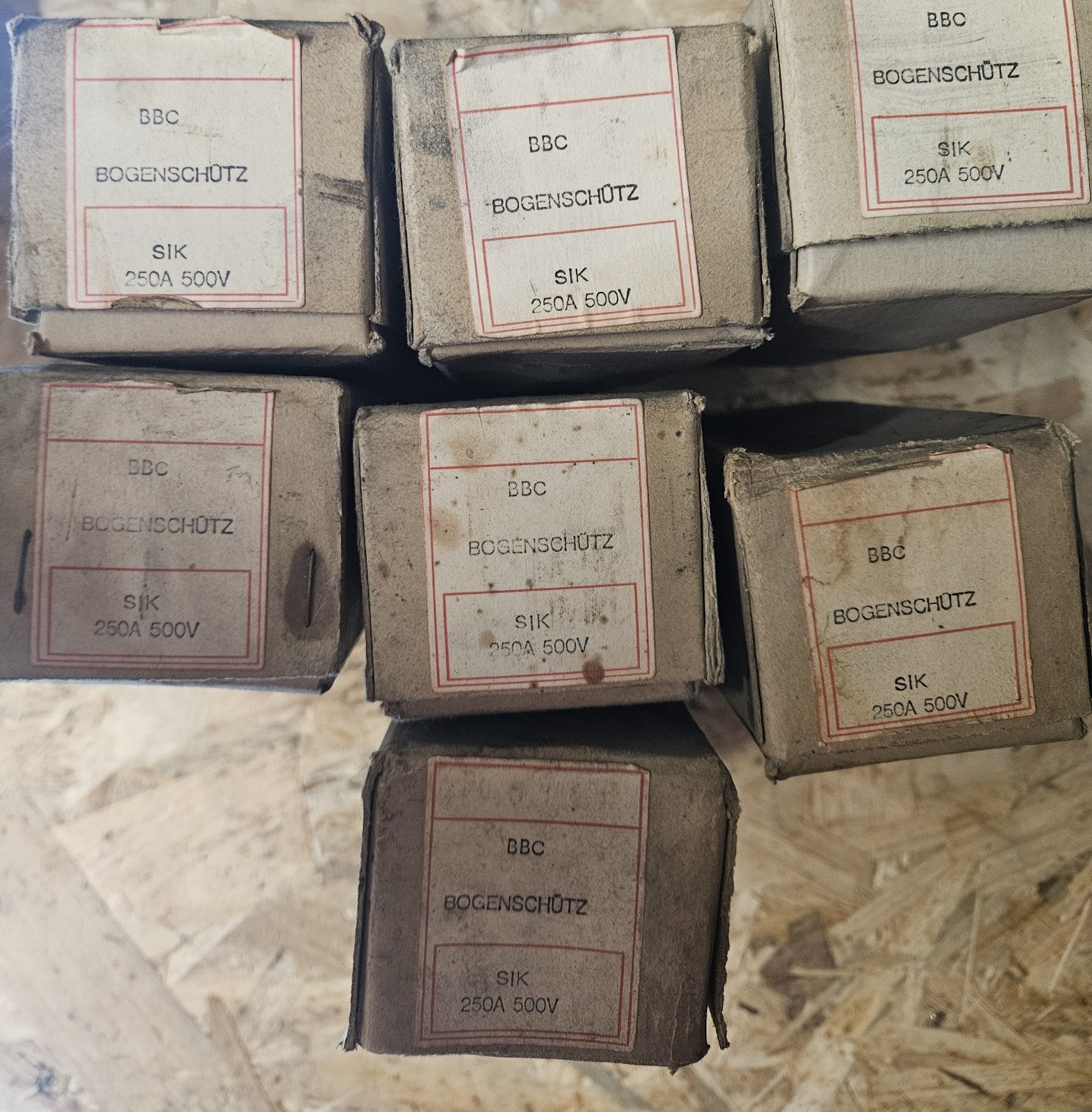 ABB/BBC Bogenschütz NH-Sicherung, fuse, SiK250A/500V, Neu/ovp Unused 