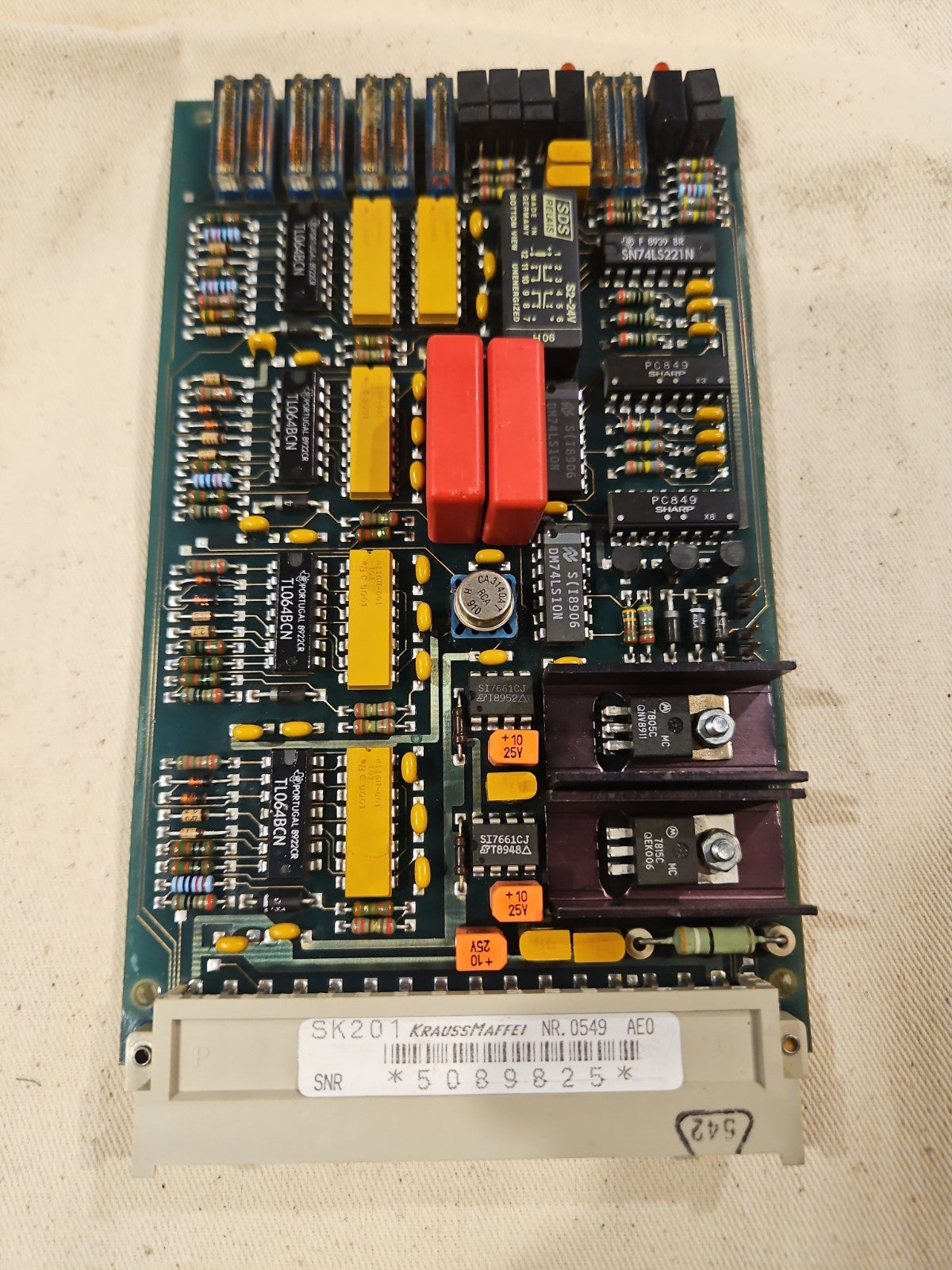 Krauss Maffei SK 201 Karte, Board, SN. 5089825, MC3 Steuerung,  Spritzgussmasch.