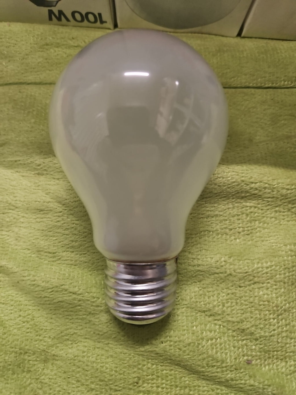  10 X OSRAM GLÜHLAMPE Standart 100W E27 230V Matt BIRNE LAMPE, Neu/ovp New