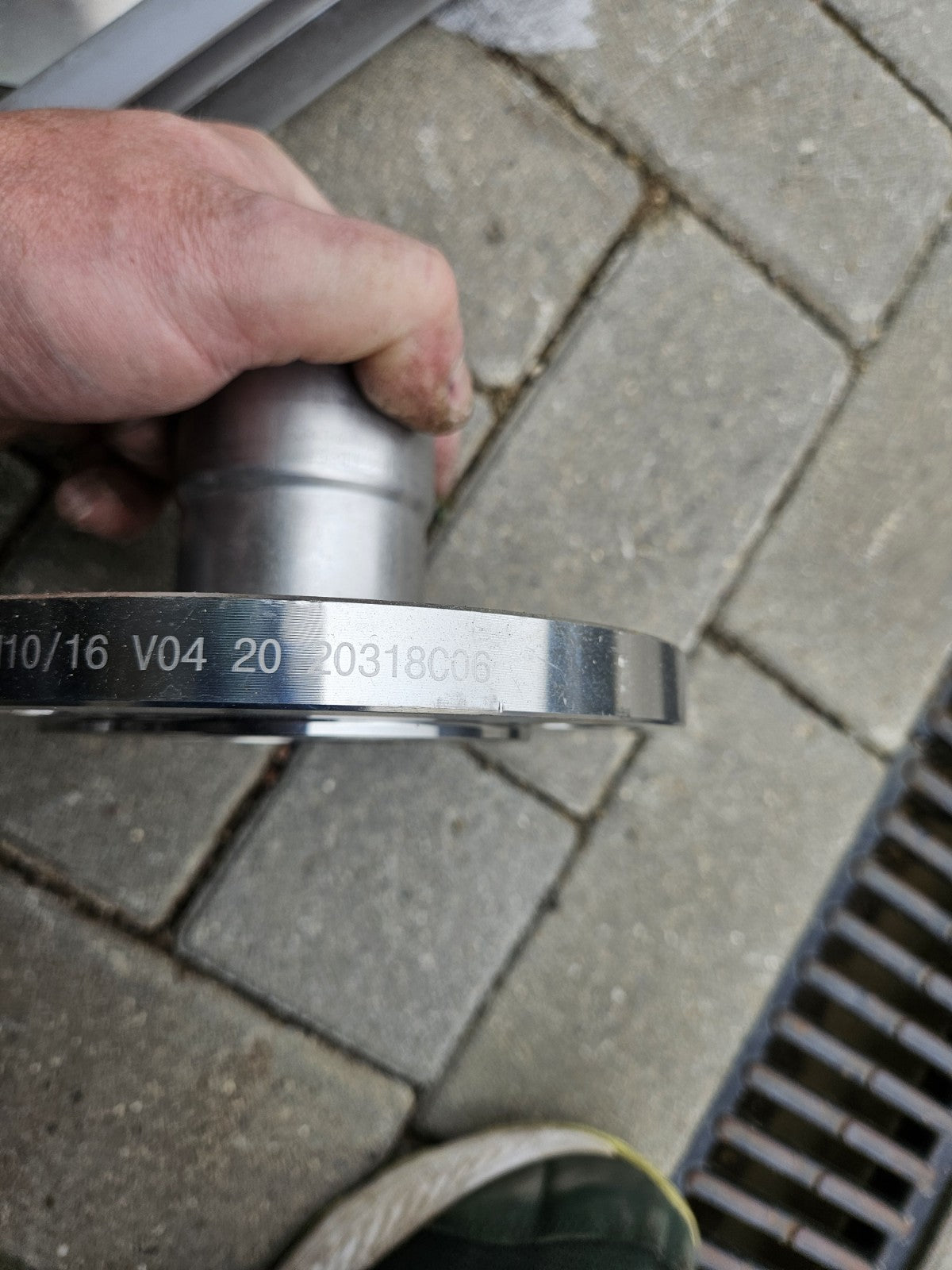 1xGeberit Mapress 33738 Übergangsflansch Ø54 DN50 PN10/16 1.4401/316 -unused/neu