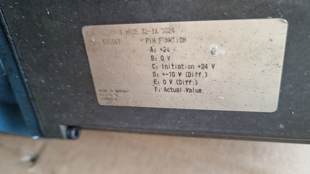 Bosch Rexroth 3WRCE 32 L001-1X/SG24/M, R900901789, 00566057, Finn Power, Valve