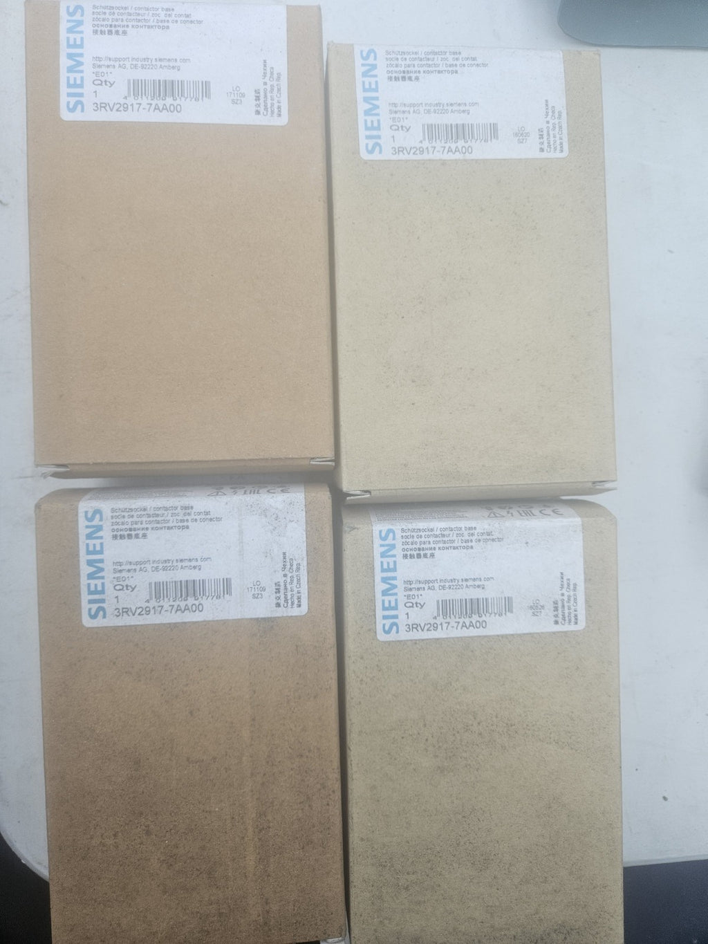 02592901 SIEMENS 3RV2917-7AA00 Schützsockel, für Schütz Neu/ovp, New In Box