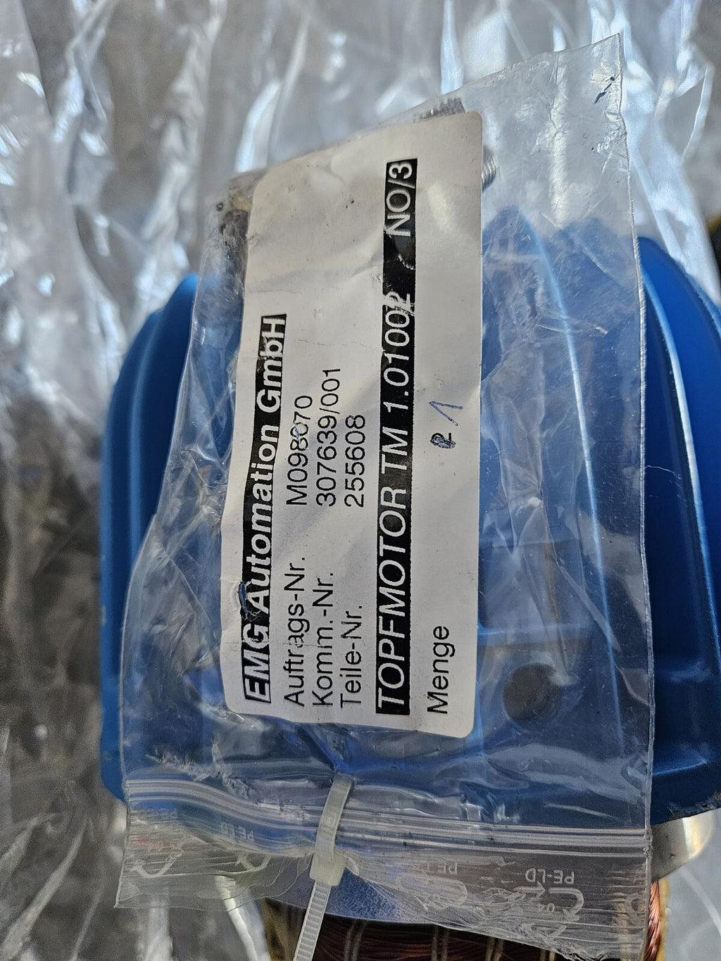 EMG TM1.01002 Topfmotor für EMG DREHMO oder Drehschieber, Neu/unbenutzt,brandnew