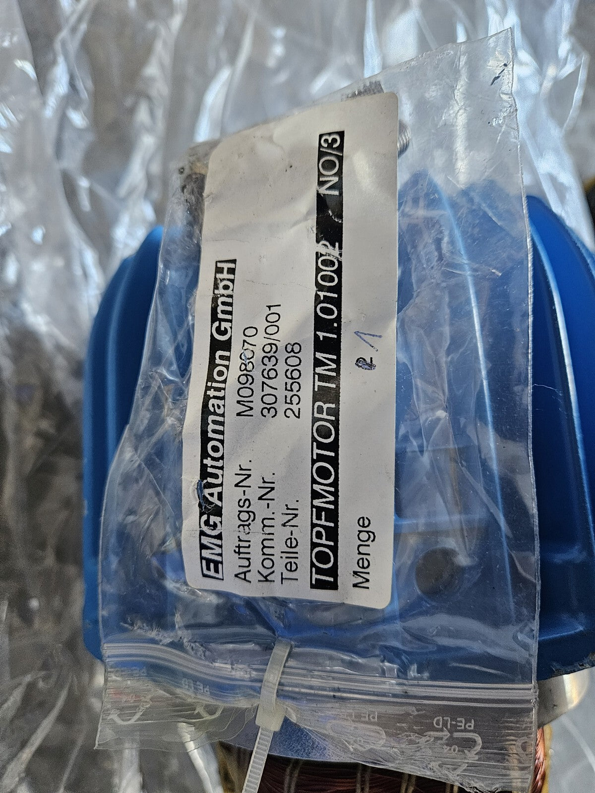EMG TM1.01002 Topfmotor für EMG DREHMO oder Drehschieber, Neu/unbenutzt,brandnew