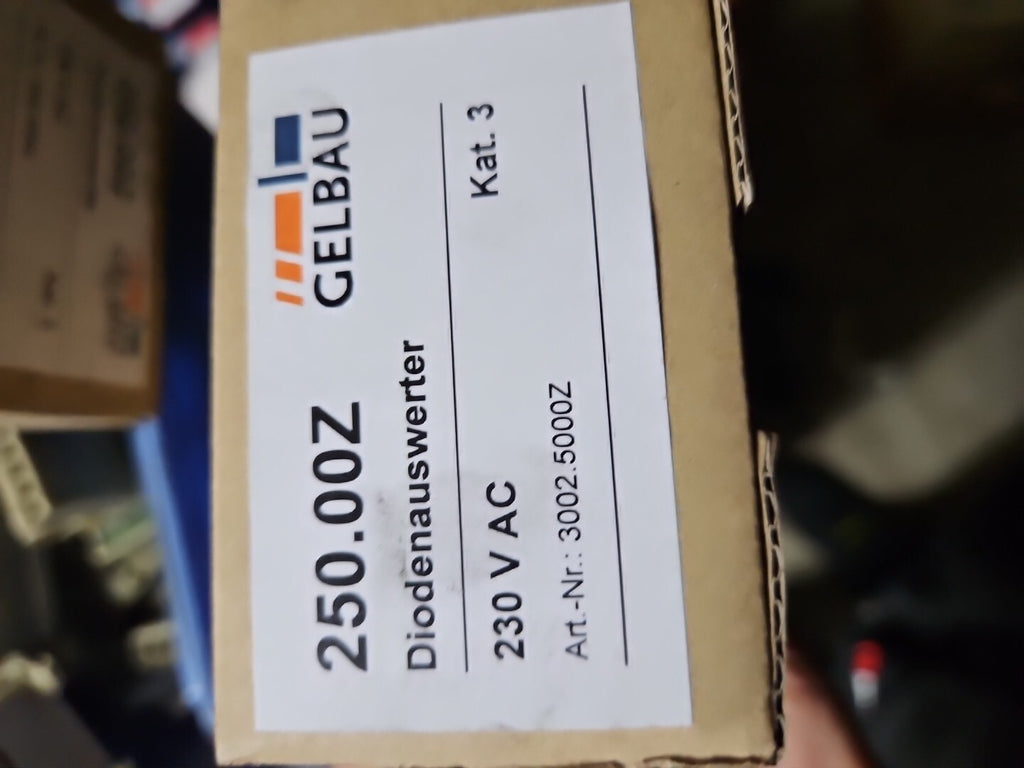 Gelbau  252.00Z Widerstandsauswerter 3002.5200Z NEU OVP New Old Stock Unbenutzt
