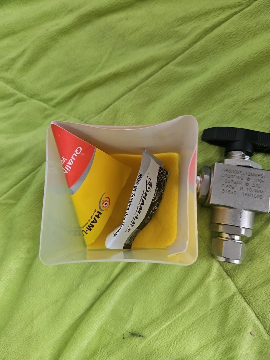 HAM-LET H6800SSL1/2MMPST, 3235539 Neu/ovp New Unused TFM1600