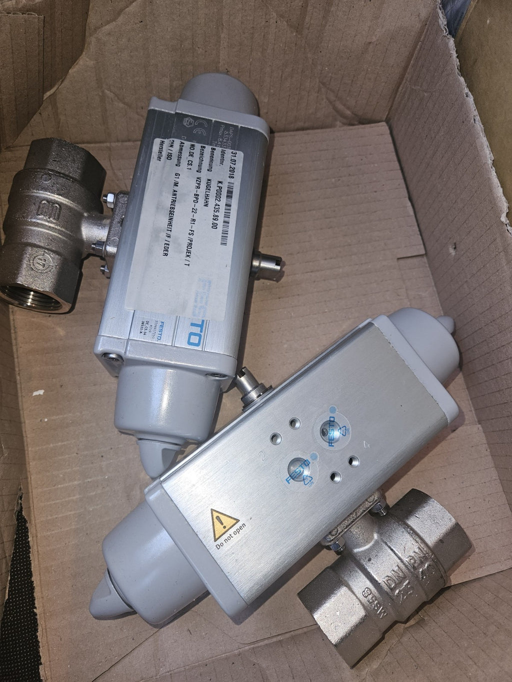 FESTO  KUGELHAHN-ANTRIEBSEINHEIT  VZPR-BPD-22-R1-FS, 540514  NEU/OVP New unused