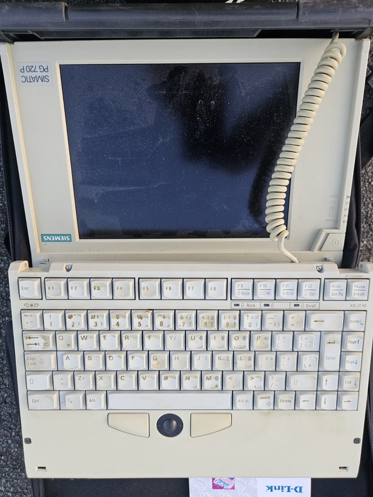 SIEMENS Simatic PG720P device, carry Bag, power supply etc, working used