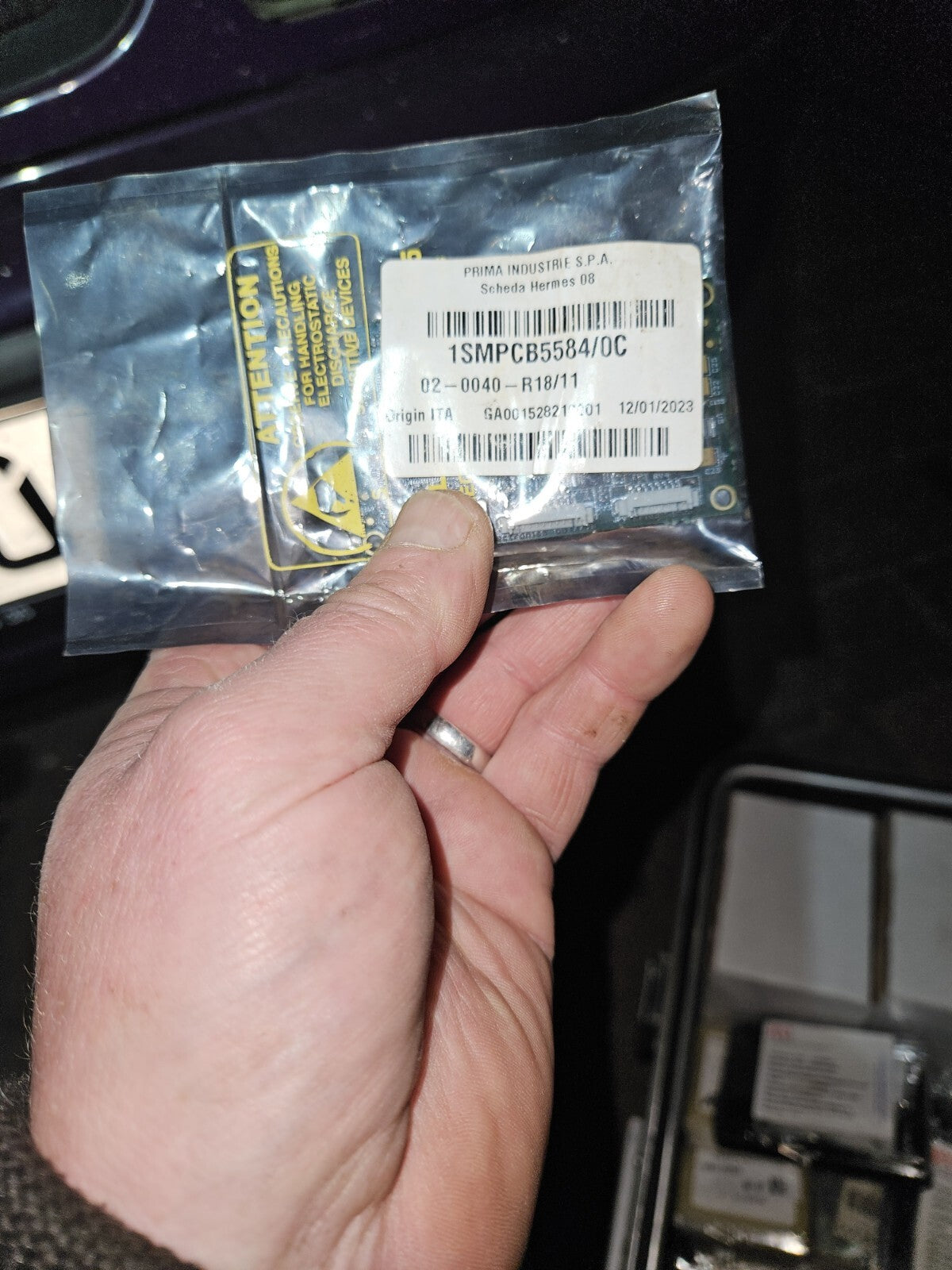 Prima Industrie 1SMPCB5584/0C SCHEDA HERMES 08 Sensor Circuit Board Assembly,new