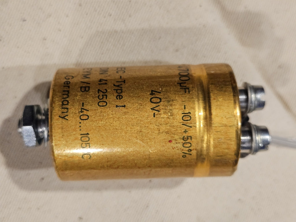 ROE Roederstein Gold 4700µF 40V Condensator, DIN 41 250 EYM/B -40...+105°CTested