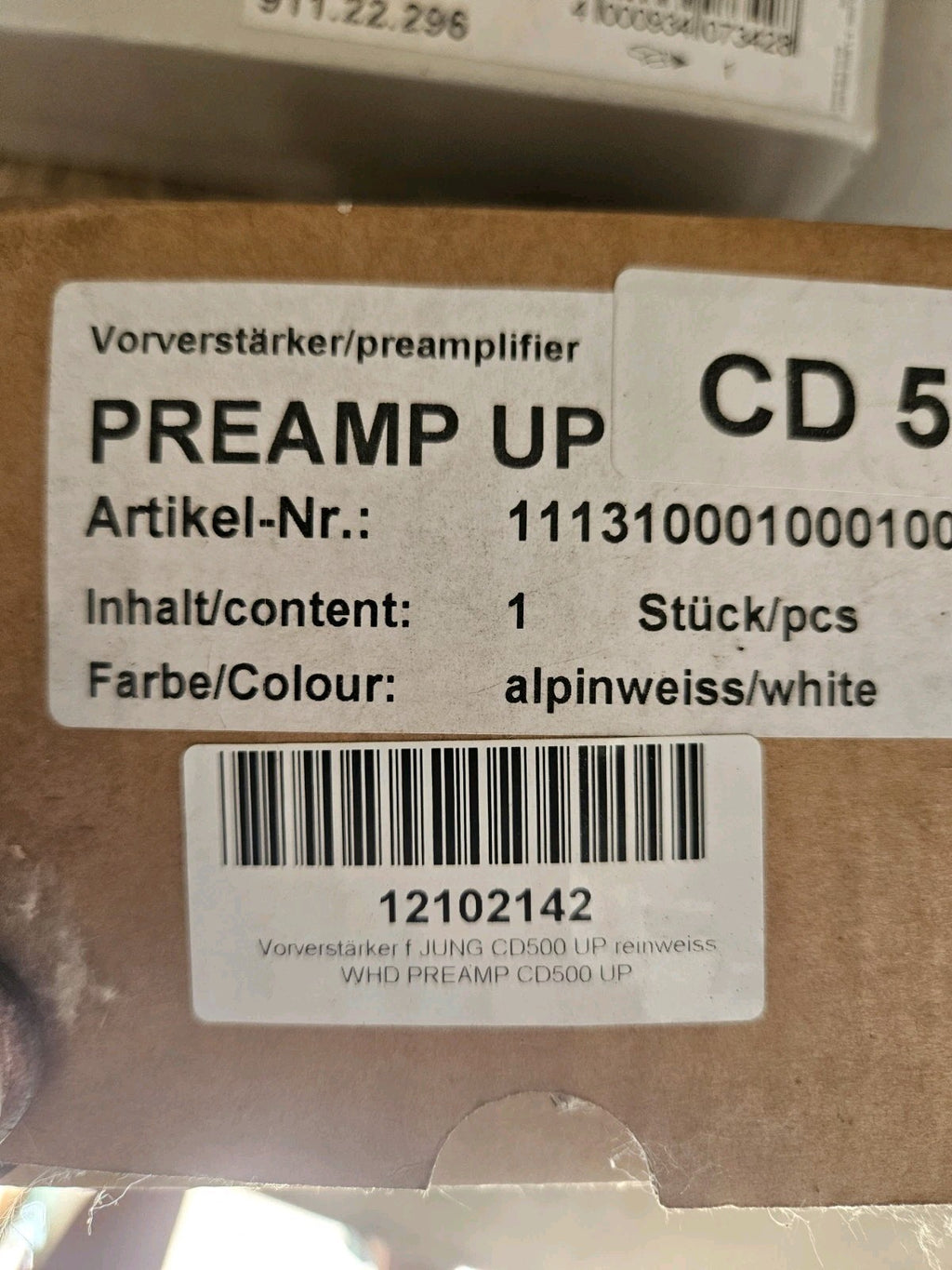 WHD/JUNG Vorverstärker Pre PREAMPCD500UP HiFi-Verstärker 1113100010001 neu/ovp