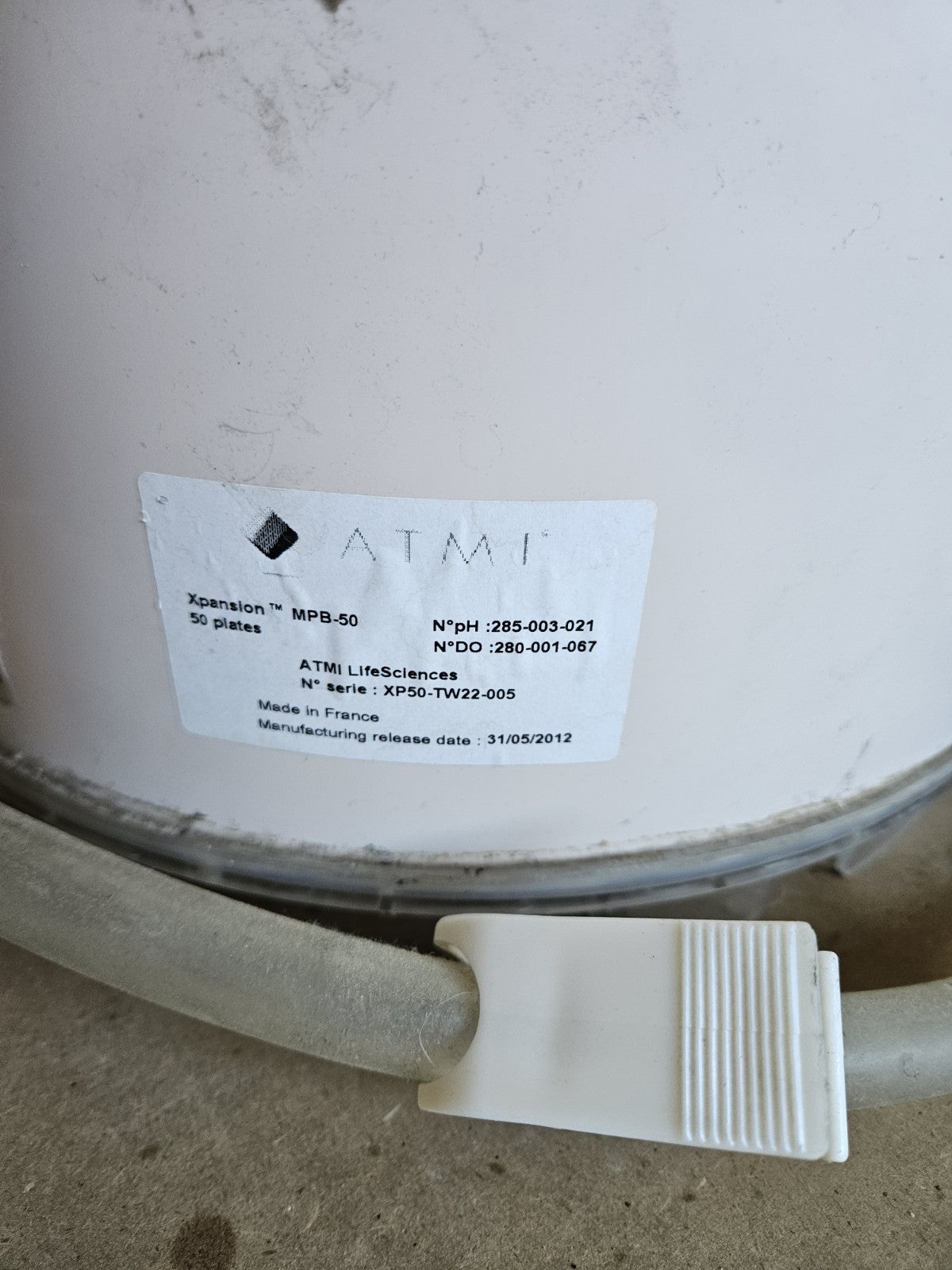ATMI / Pall LifeSciences Xpansion MPB-50 Bioreactor Controller Base – FOR PARTS 
