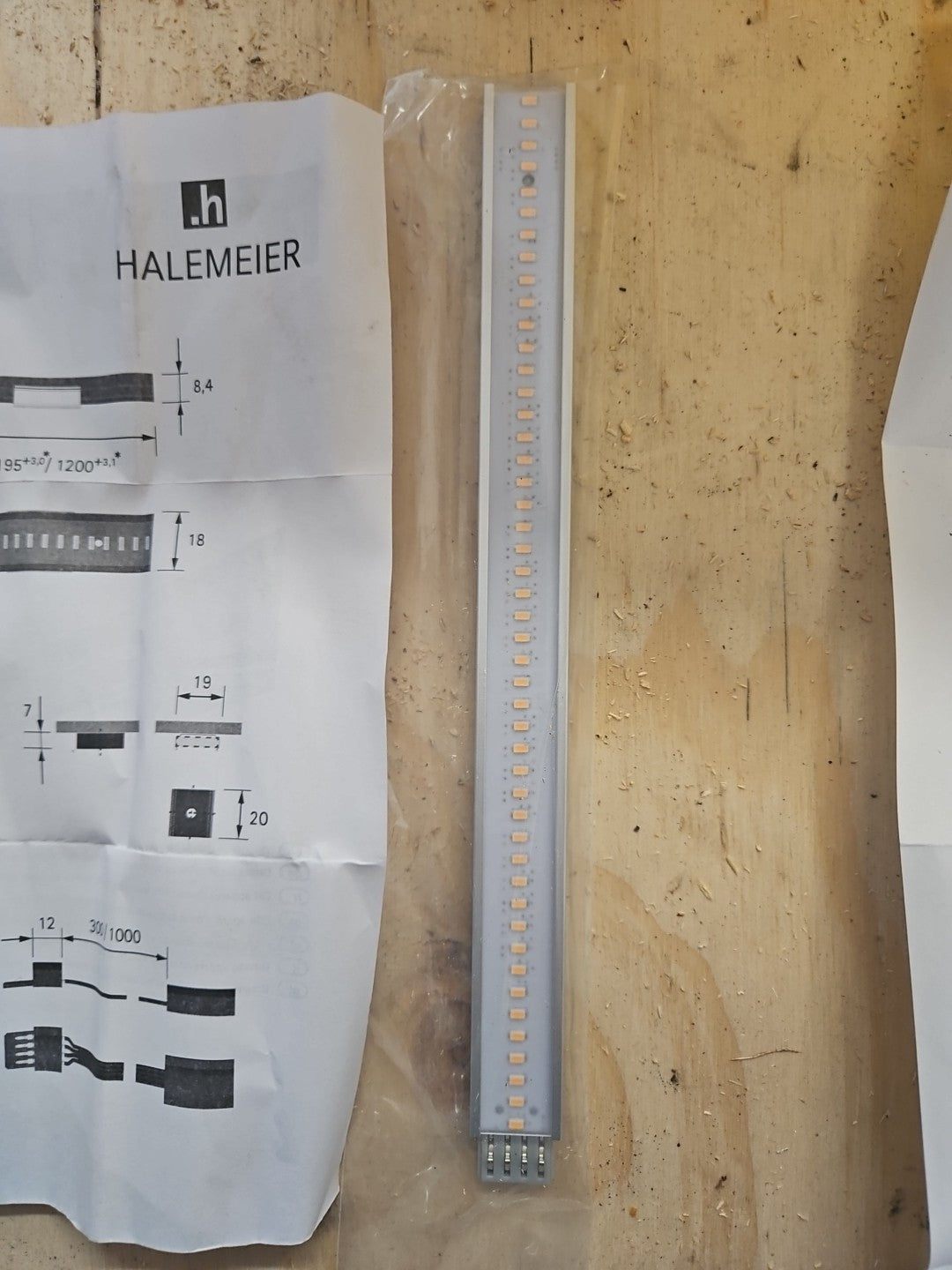 HALEMEIER LED L282.01 SuperStripe PLUS GOLD, Neu/Ovp New Unbenutzt Unused In Box