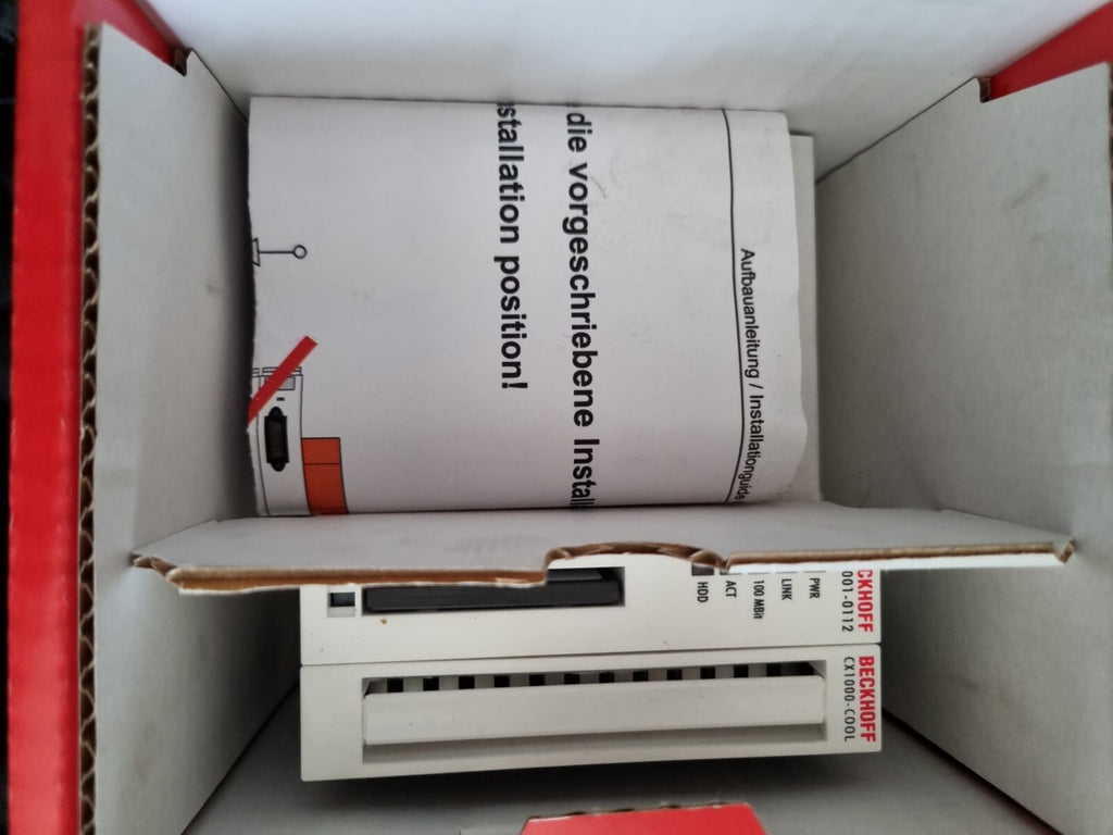 BECKHOFF Model CX1001-0112 CX1900-0013 CX1800-0101 CPU DRIVE neu/ovp