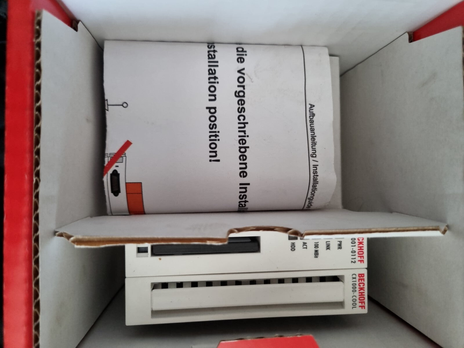 BECKHOFF Model CX1001-0112 CX1900-0013 CX1800-0101 CPU DRIVE neu/ovp