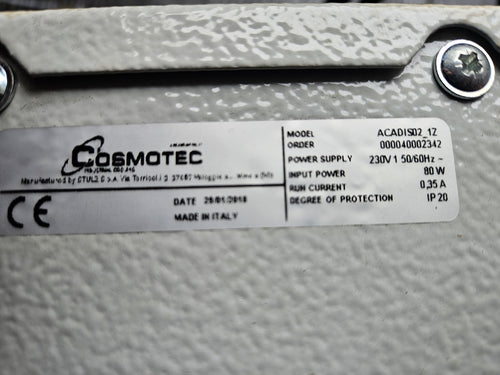 ACADIS02_1Z Cosmotec Power Supply, netzteil, Trafo New Unused, Cooling Unit Neu