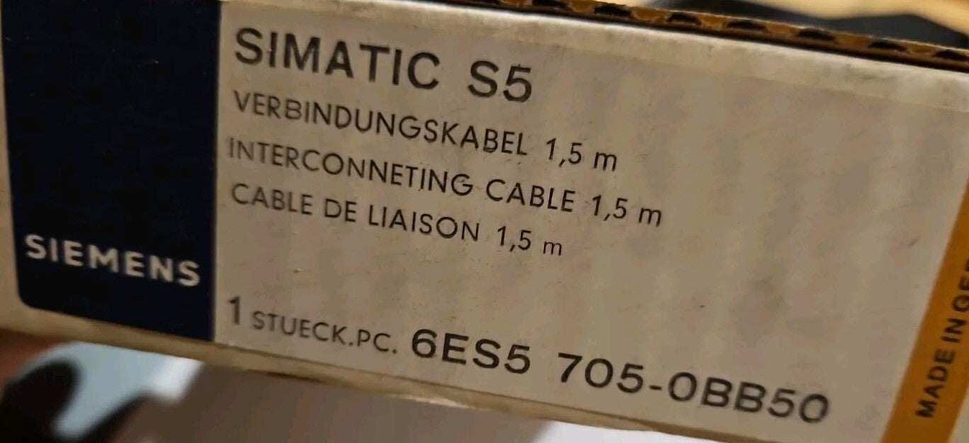 Siemens Simatic S5 6ES5705-0BB50  6ES5 705-0BB50 Neu/Ovp, New In Box, Unused  