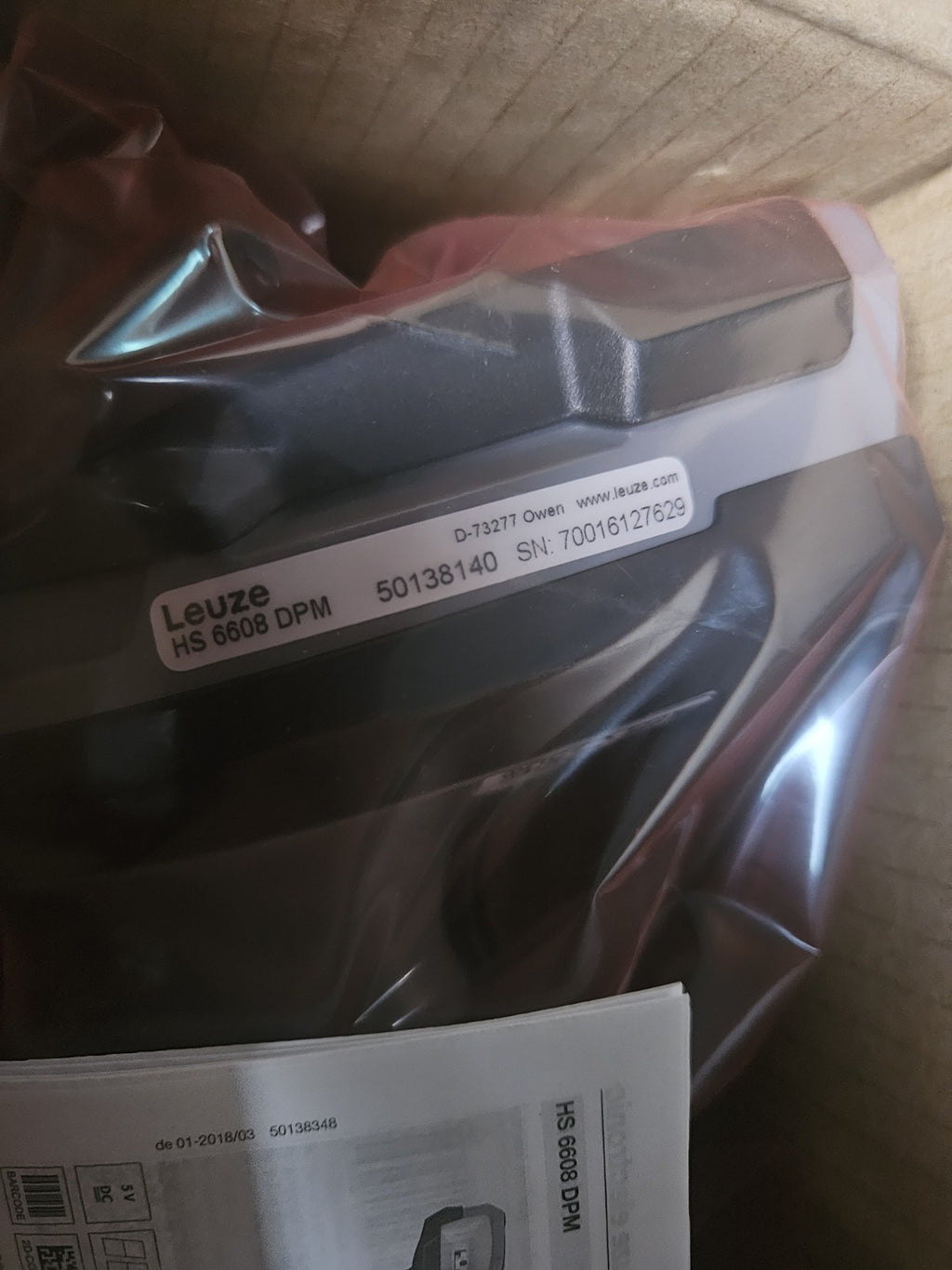 LEUZE HS 6608 DPM / HS6608DPM Scanner (BRAND NEW IN BOX) NEU/OVP Unused,50138140
