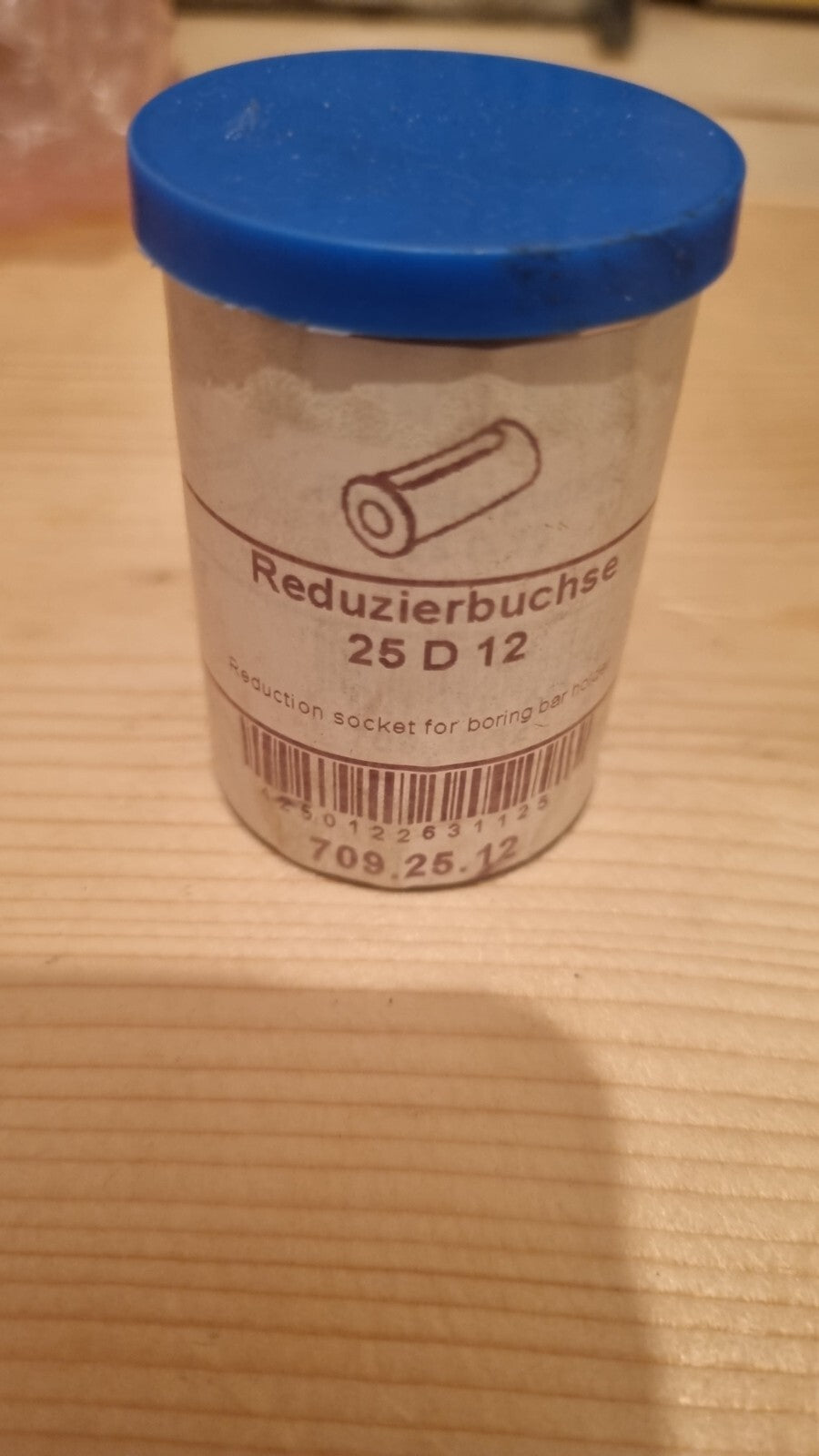 KEMMLER Reduzierhülse für Bohrstangenhalter, reduction socket 25D12, 709.25.12