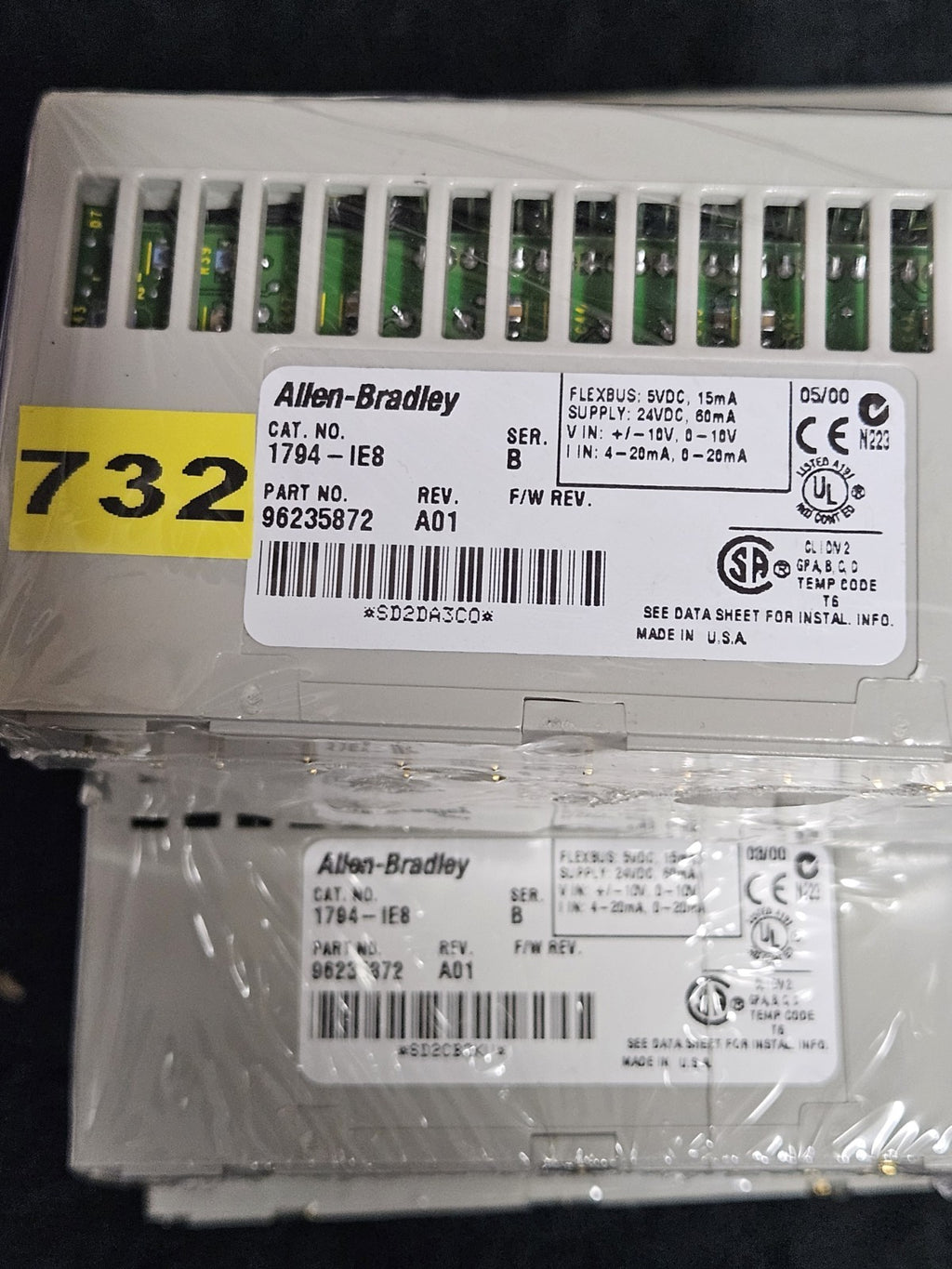 AB 1794-IE8 Ser. B Flex 8 Point, 96235872, Analog Input Module, new unused, neu