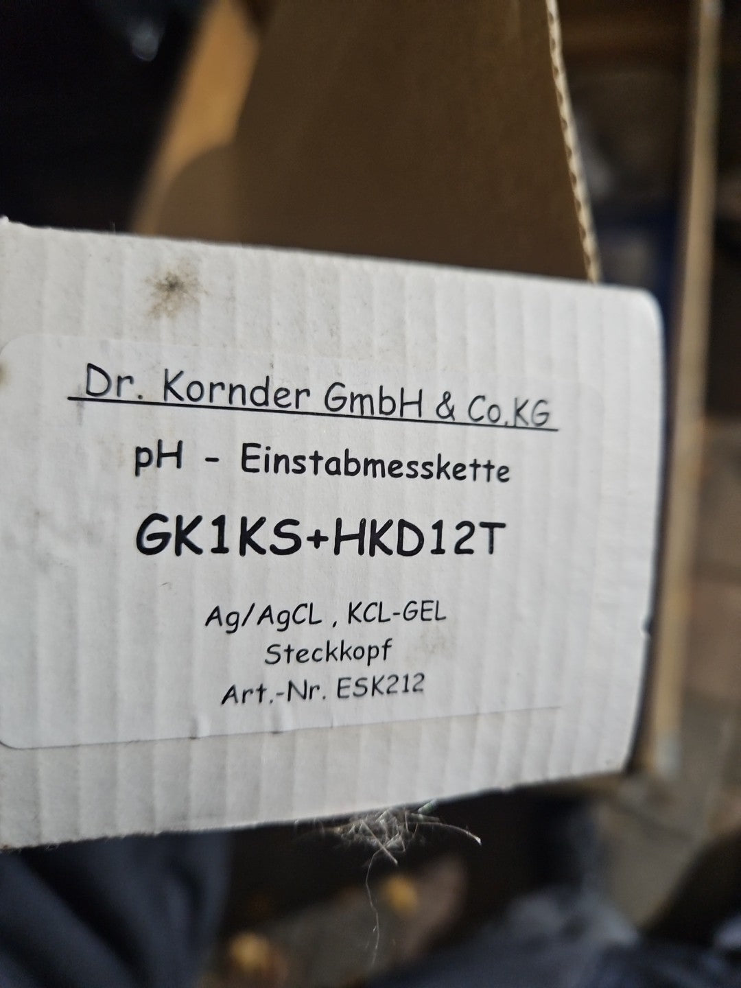 Dr.Kornder Einstabmesskette EB-000000325-000 / PH/2GE-1-Pg-KCL-U-2 NEU