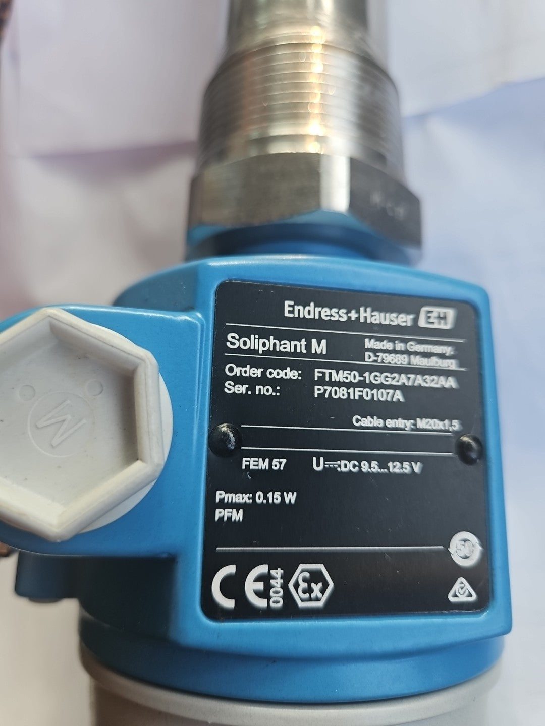 ENDRESS+HAUSER SOLIPHANT M FTM50-1GG2A7A32AA Kompakter Grenzschalter -new-neu