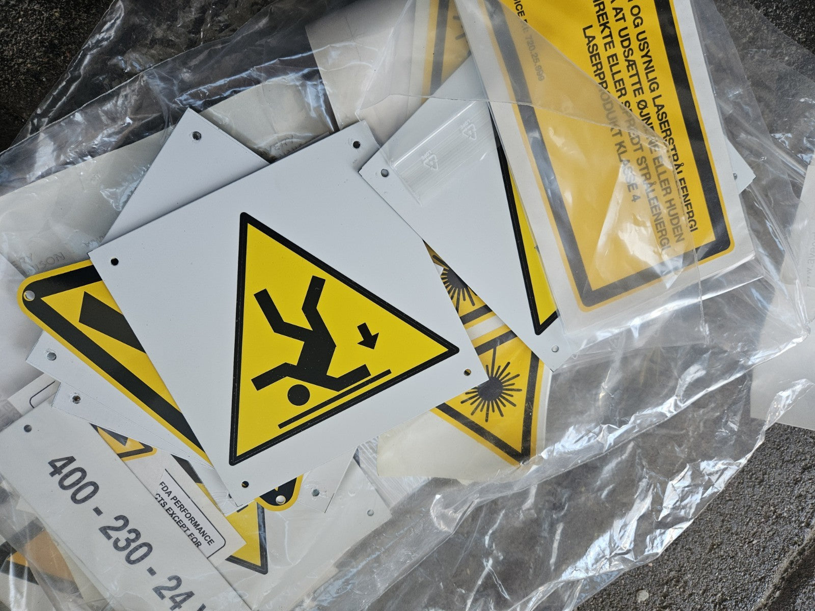 PRIMA POWER, Laser PLATINO Fiber 1530 EVO, Warning, Sticker, Plate Set New NEU