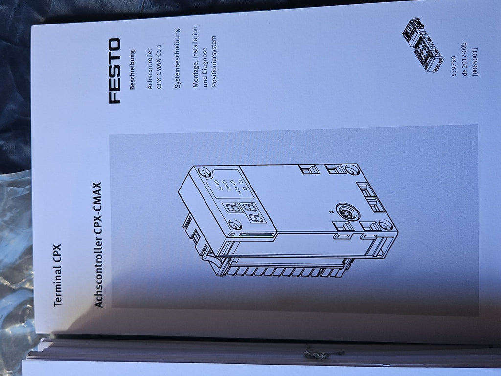 2 xFesto Terminal CPX-CMAX-C1-1 Achscontroller 548932+CPX-FB13 195740 Neu Unused